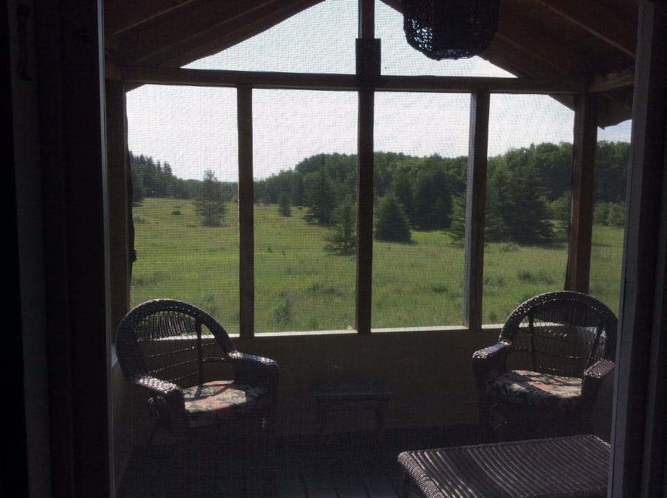 View from deck