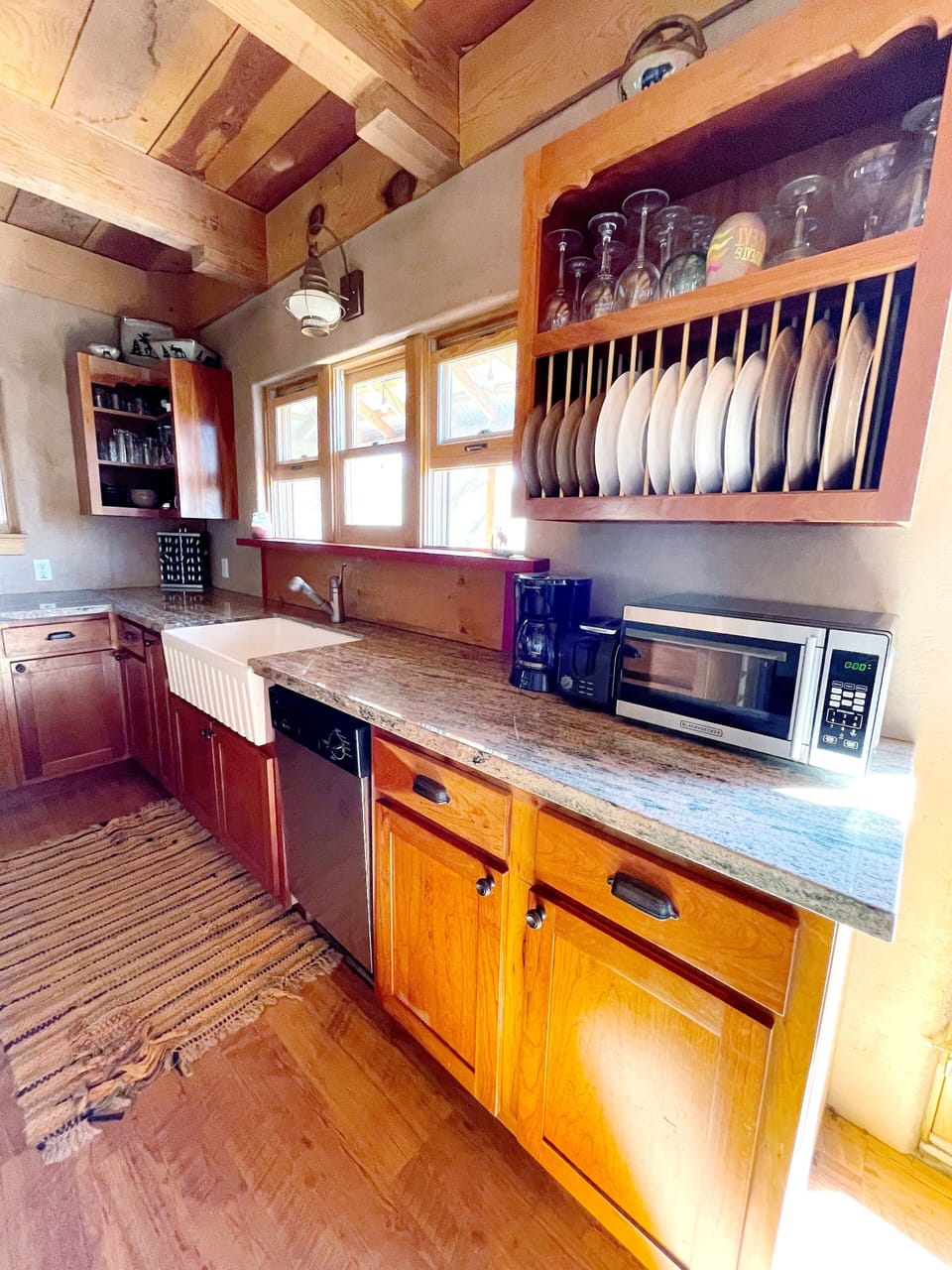 Granite countertops and dishwasher among a variety of great kitchen features