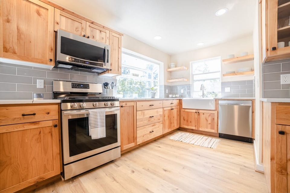 Completely remodeled Chefs kitchen filled with light.