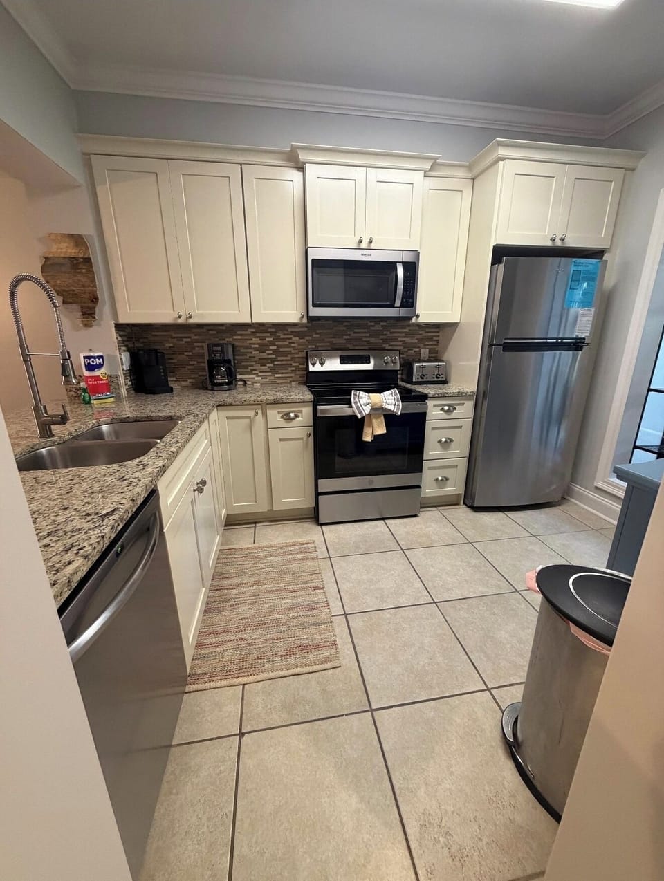 View of newly remodeled kitchen
