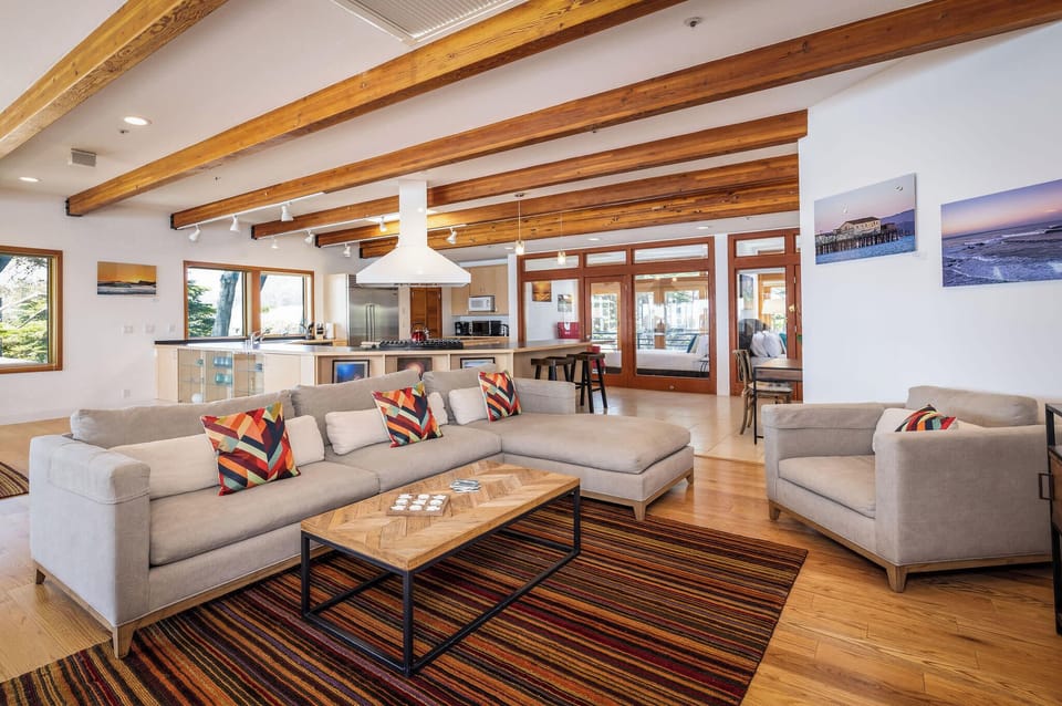 Living Room 2: Spacious Sofa & Double Size Sofa Bed with Amazing Decor.