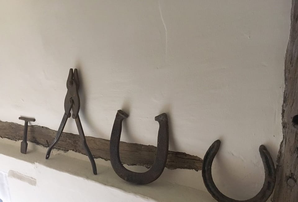 A nod to the property's former purpose as a Blacksmith