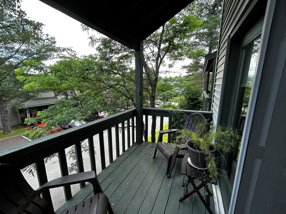 Balcony on main floor