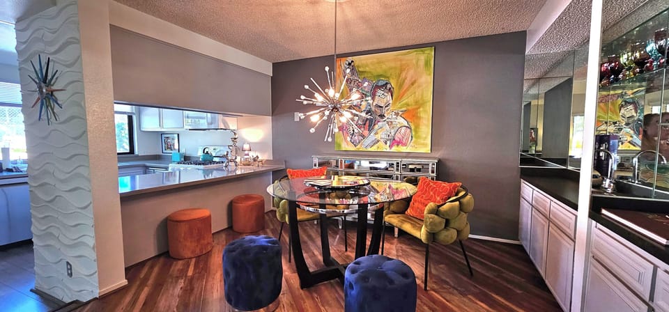 Dining Area and Wet Bar New