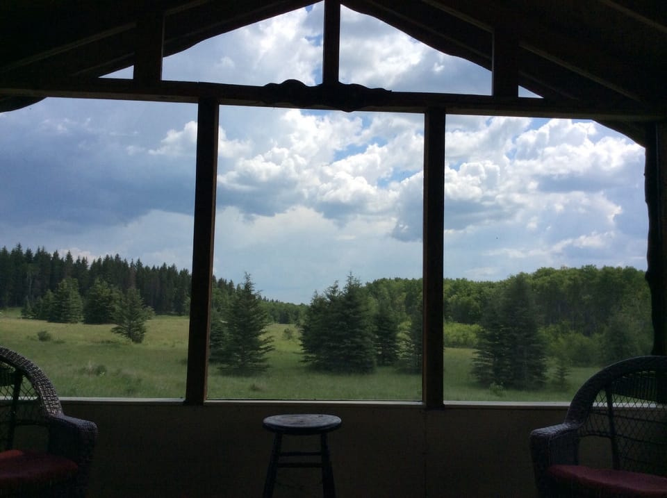 View from deck