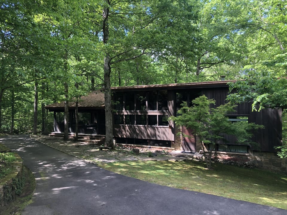 Front of the house in spring 