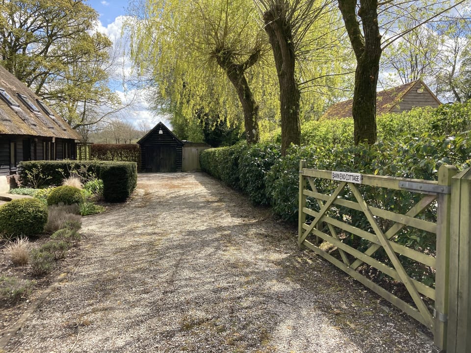 Entrance , drive parking for 2 cars . Alarmed  garage available . 