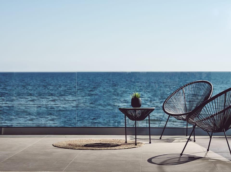A utopia of surreal sea views prevail in this luxurious villa.
