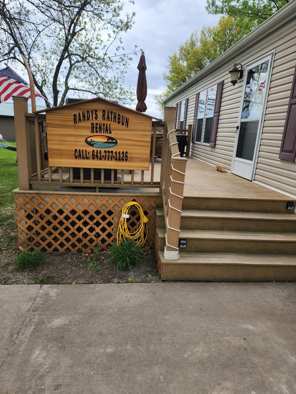 You'll know you're at the right place when you see the sign as you pull in.