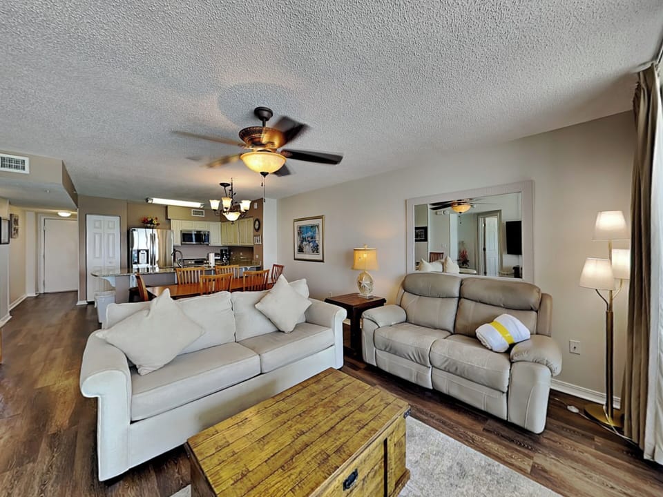 Living Area - Queen Sleeper Sofa