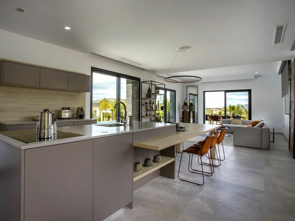 Plant, Furniture, Flowerpot, Table, Cabinetry, Houseplant, Countertop, Kitchen, Building, Window