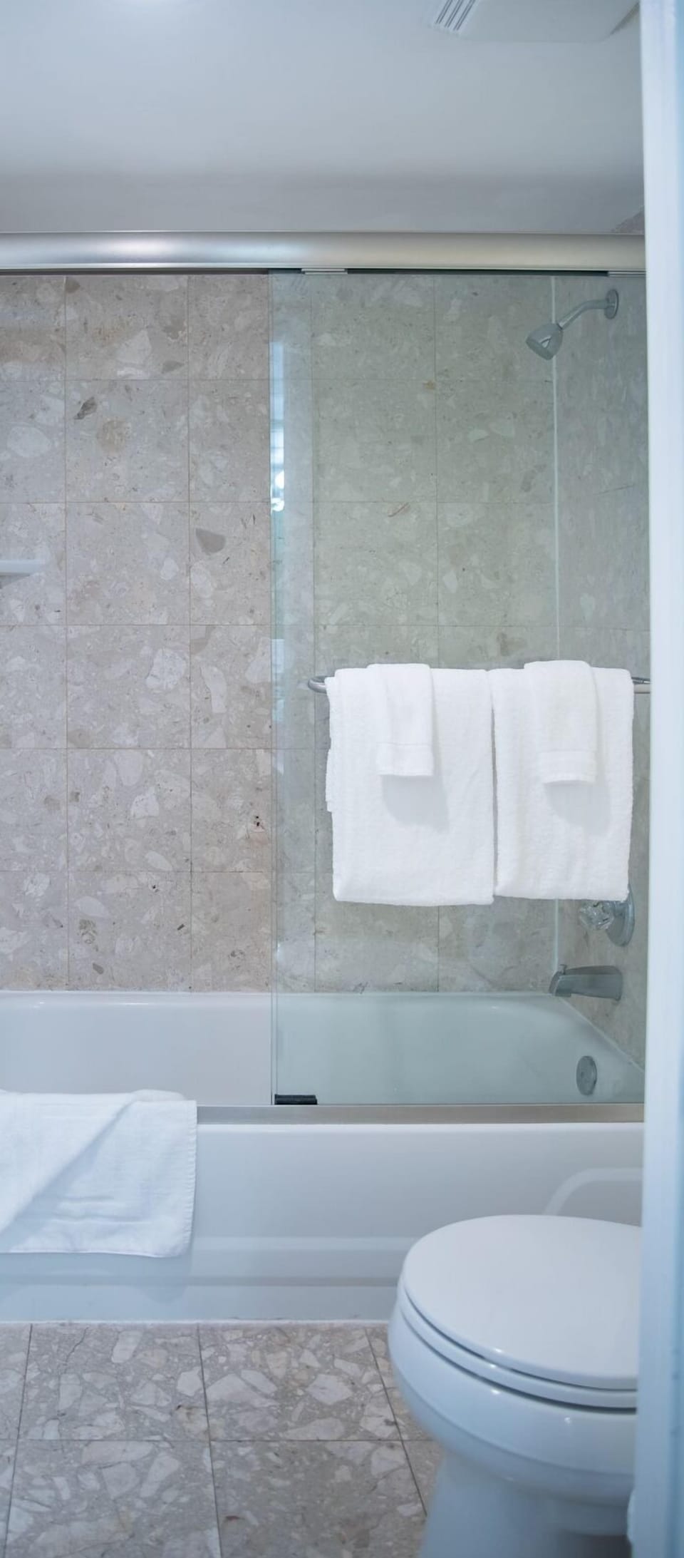 Bathroom with the essential toiletries provided!
