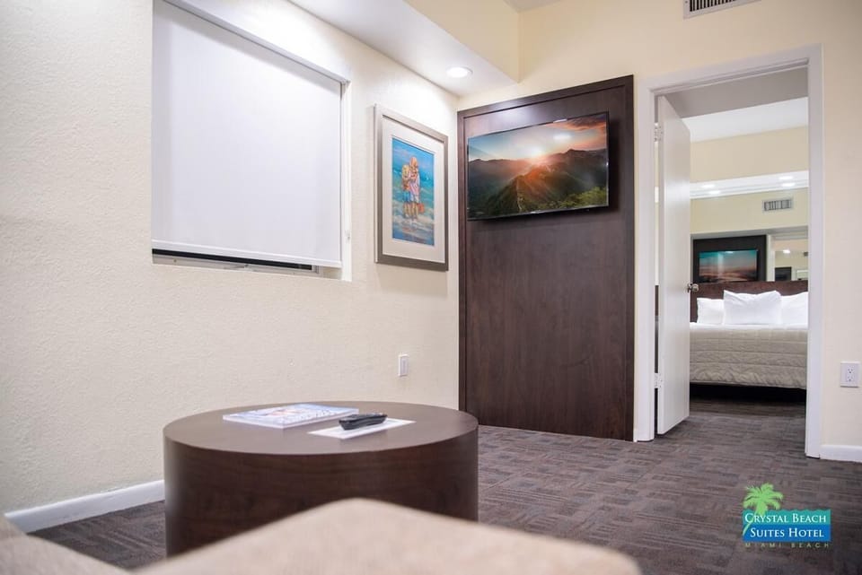 Spacious living room area