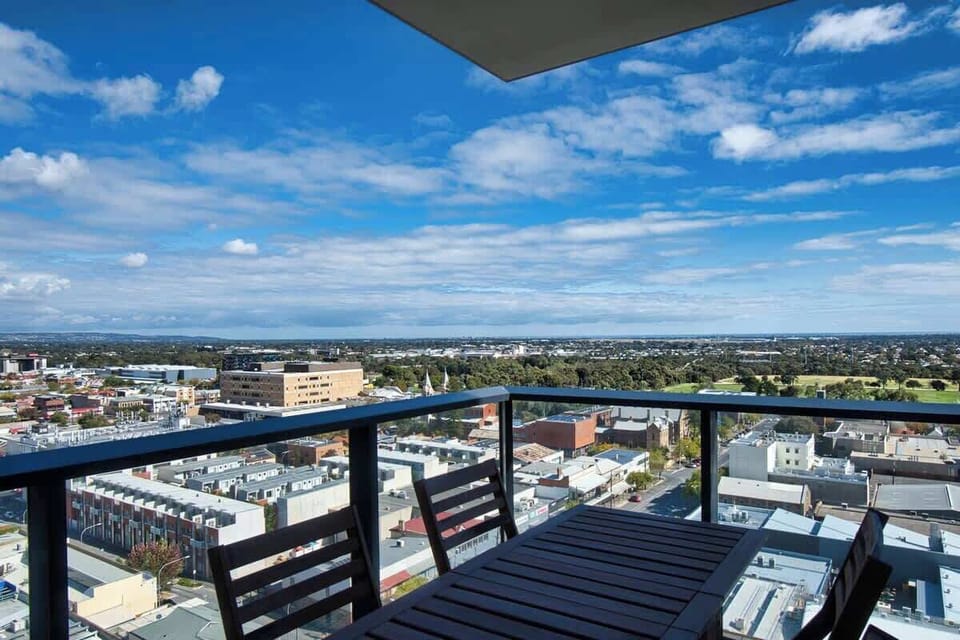 Beautiful uninterrupted city and hills view from the spacious balcony