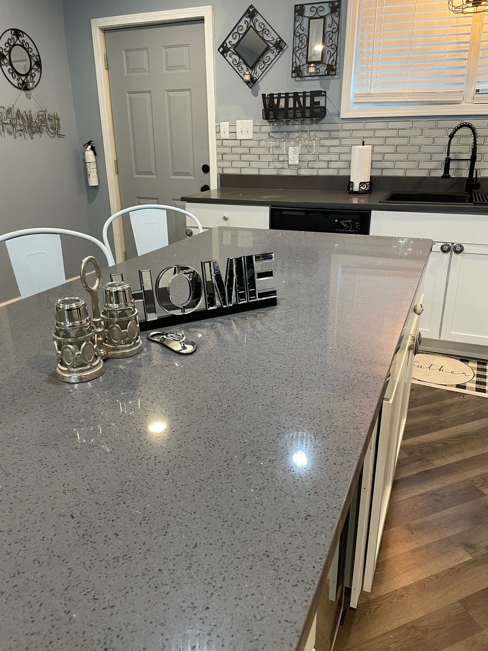 Make yourself at home! Ample counter space 