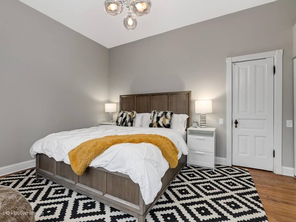 Bedroom 1 with its king sized bed and comfortable accommodations for the pickiest sleeper.