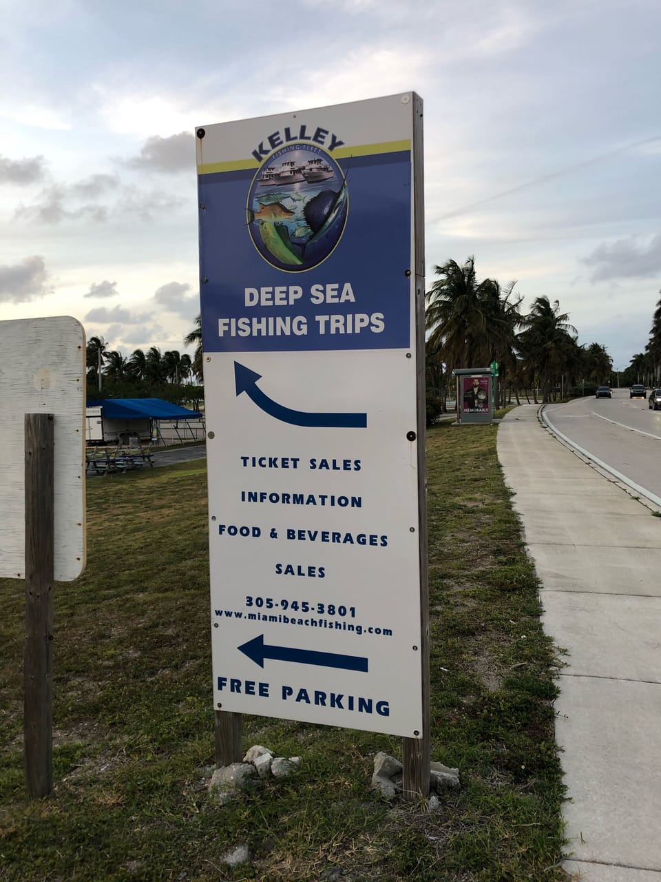 15 minute walk, west side of Haulover beach there is daily fishing expedition 