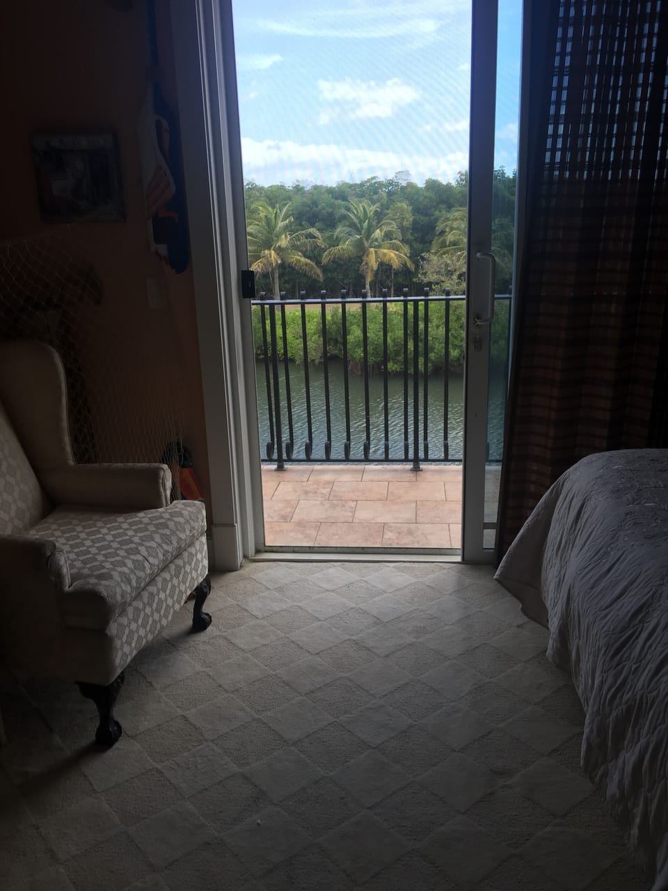 Private loaf overlooking water way