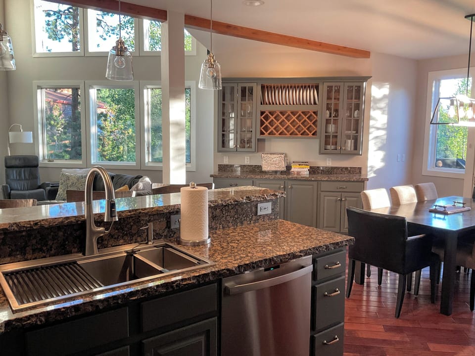 Kitchen, Dining, and Great Room are all one space
