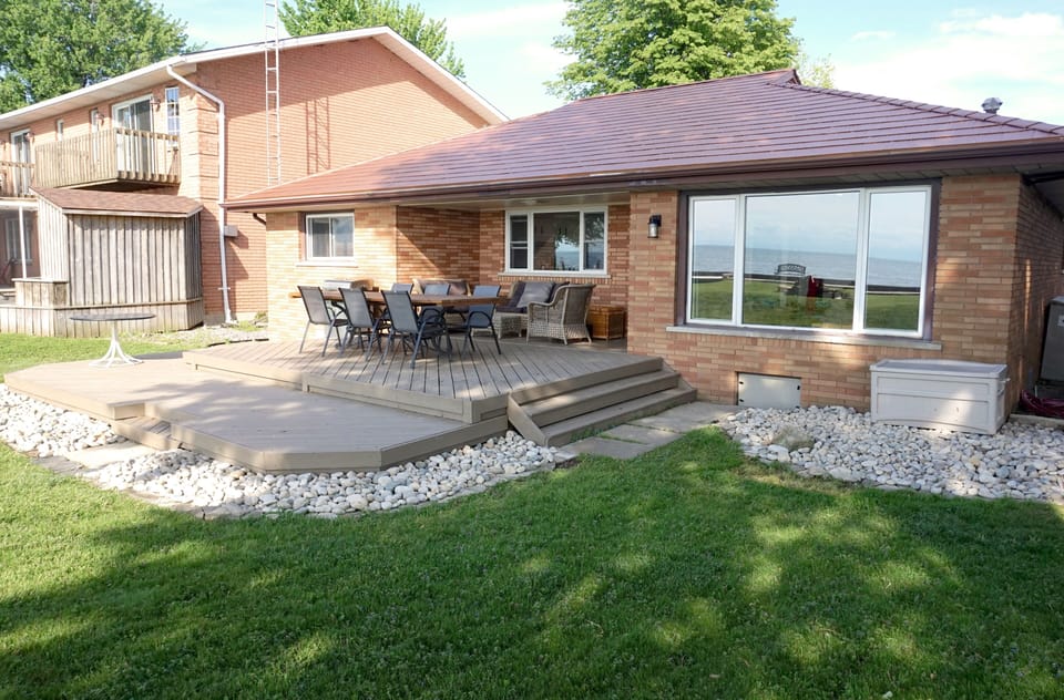 Deck with Dining, Covered Patio with Seating
