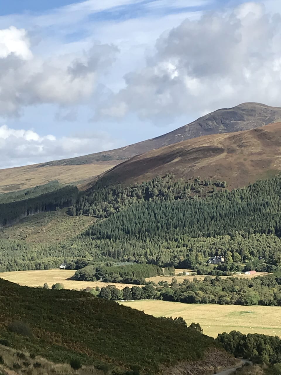 Crannach Cottages and surroundings 