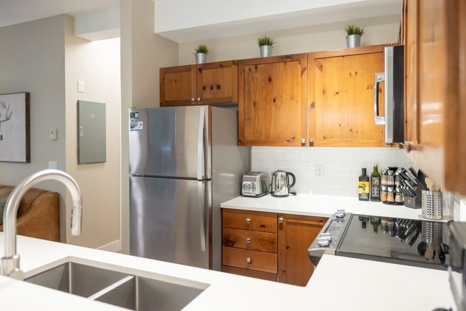 `Great accommodation for our family of four in a very convenient location to shops and free shuttle bus to lifts. Kitchen facilities were great allowing us to cater for ourselves. Lounge room was comfy and allowed us to have a good rest`