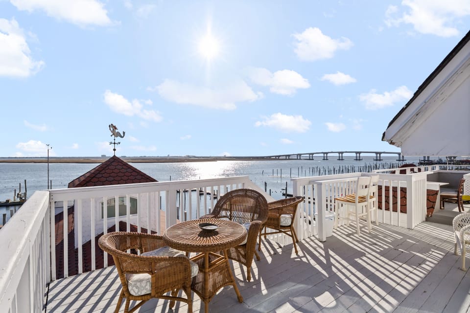 Beautiful views from the 3rd floor deck!