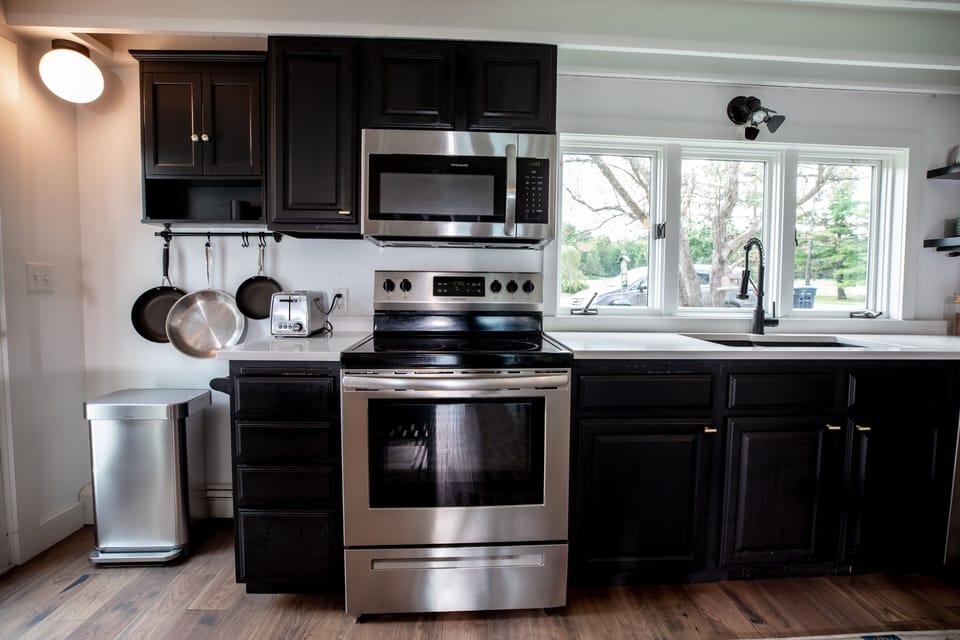 Fully stocked Kitchen. 