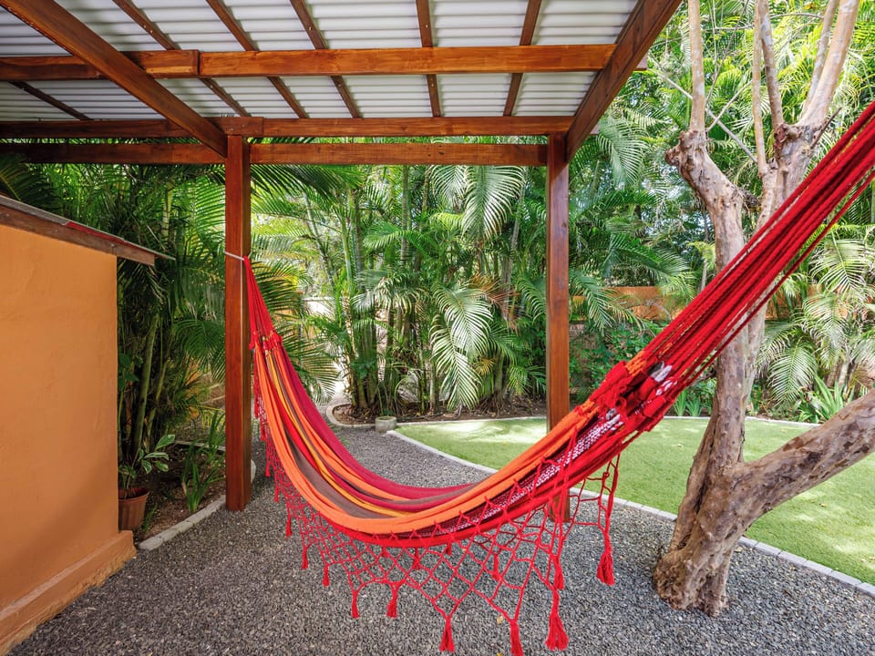 Double hammock. Perfect for a siesta wile listening to the wildlife.