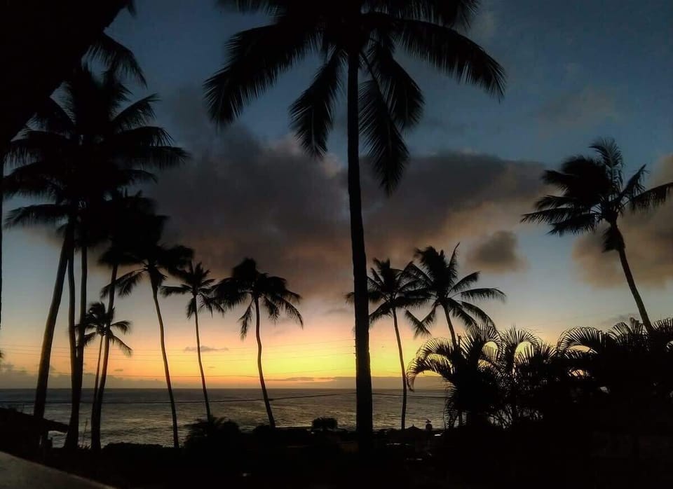 Sunset from the lanai