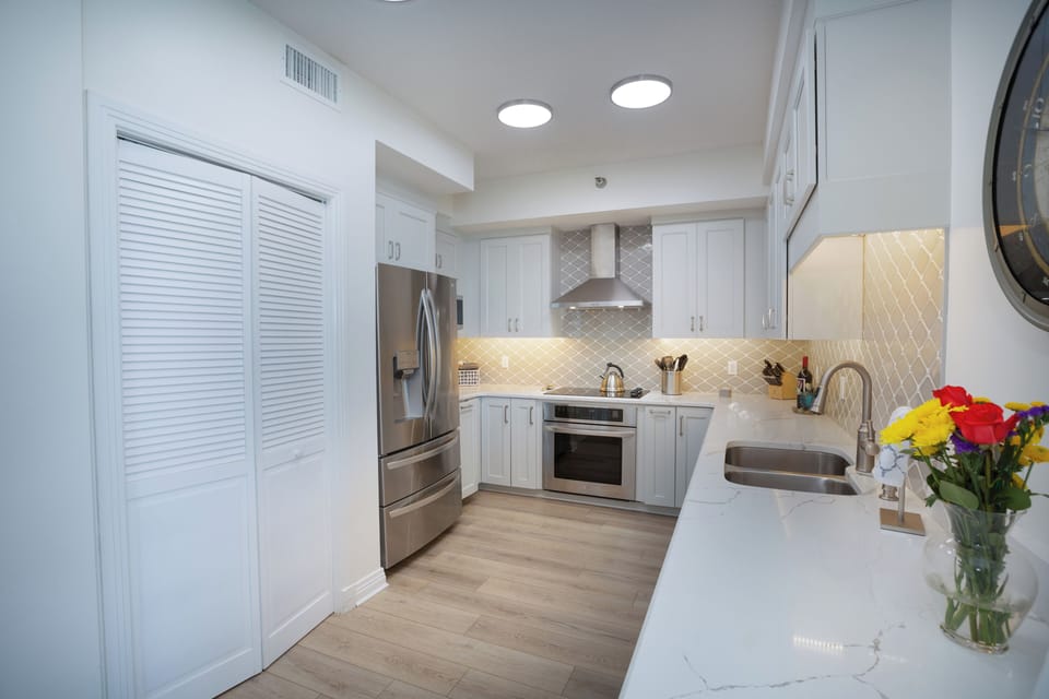 New remodelled kitchen. 