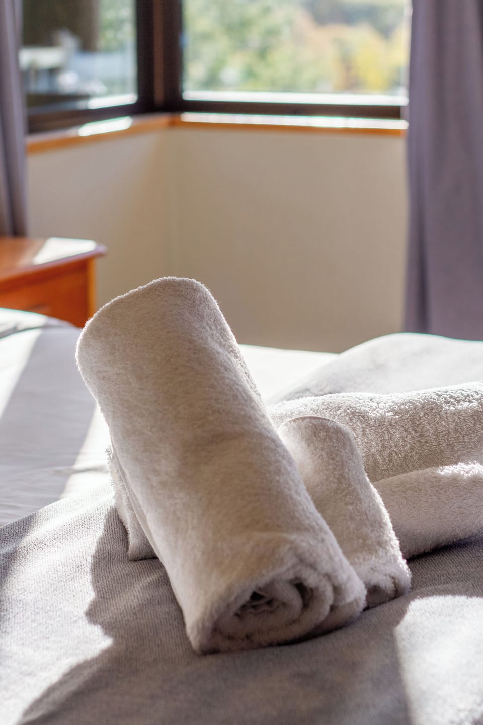 Towels and linen supplied