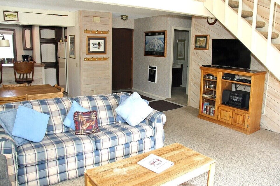 Living Room, Condo Entrance, Flat Screen TV