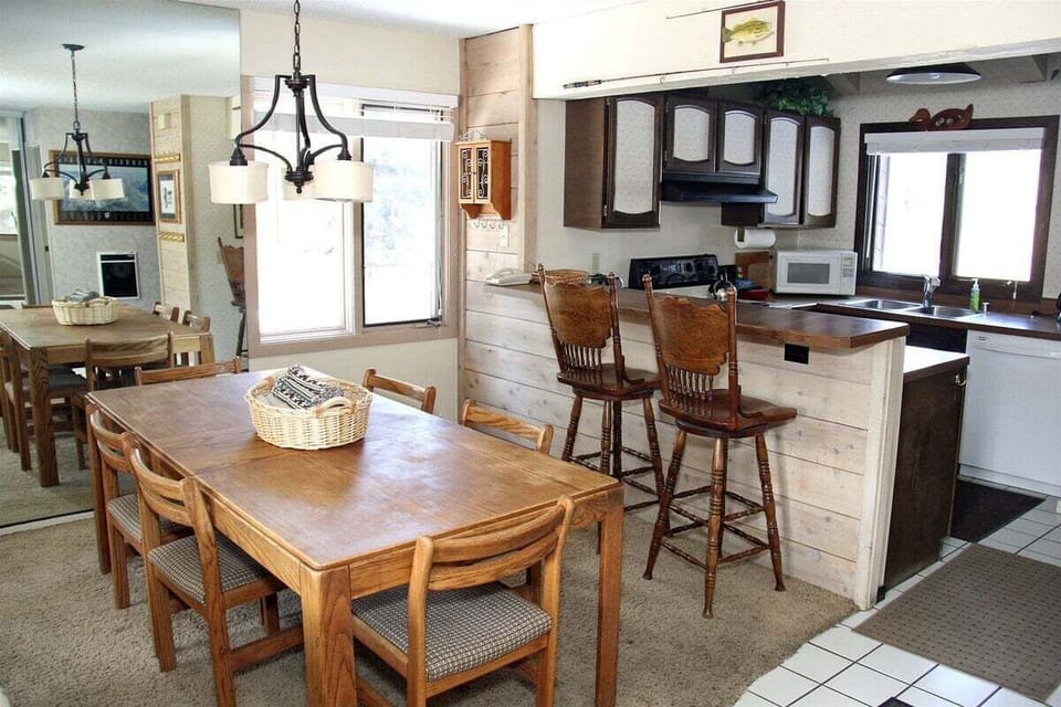 Open Dining Room and Kitchen