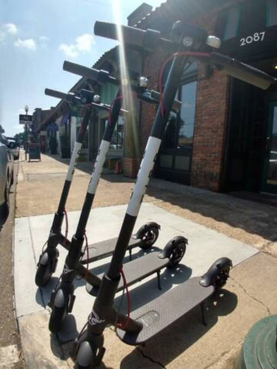 Hop on an electric scooter! Just download the `Bird` app and you can jet around town. The app will show you exactly where they are but generally you`ll find them all over midtown and downtown