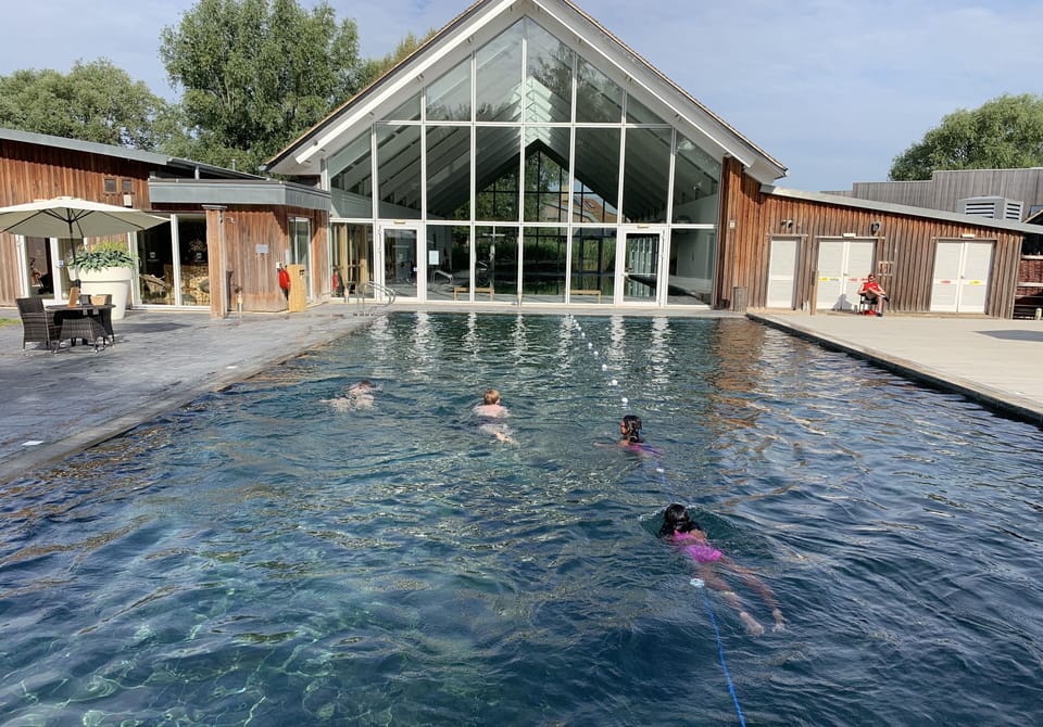Outdoor heated pool