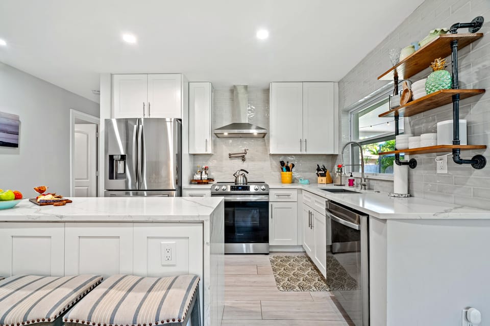 Well equipped kitchen