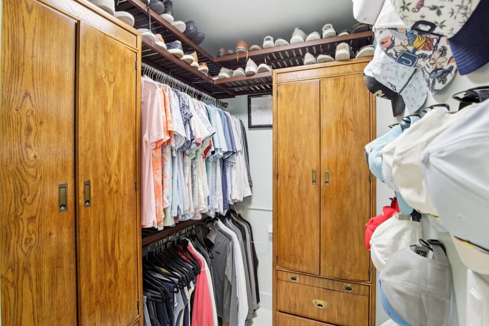 Primary closet
