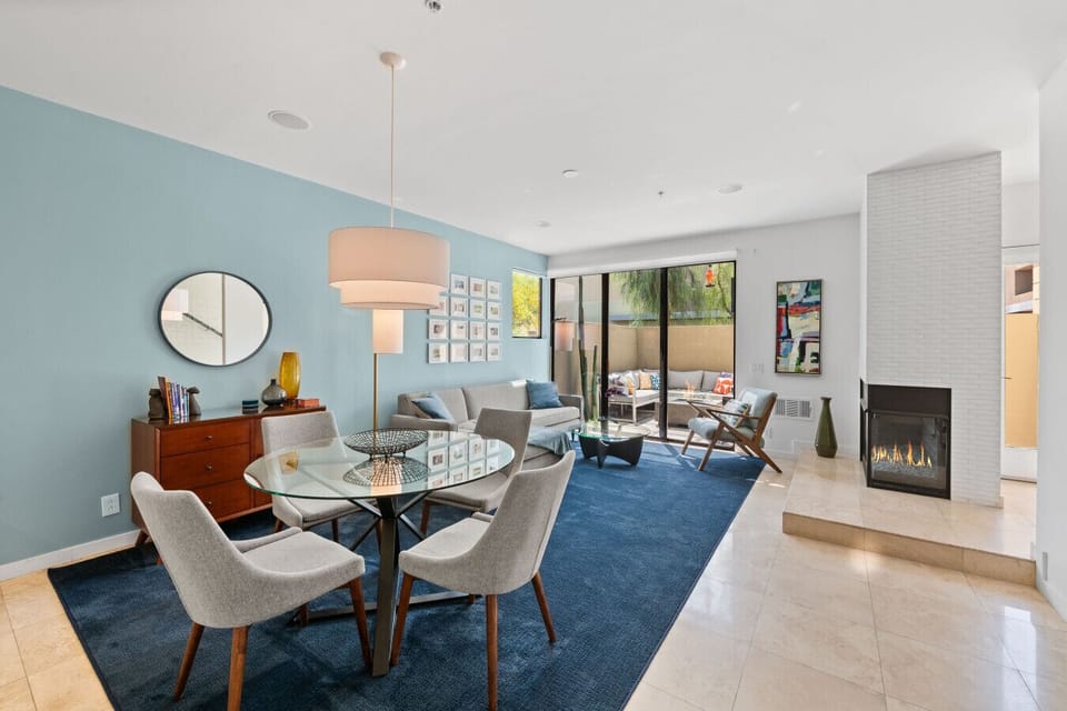 Thoughtfully Designed Dining Area with Comfortable Seating