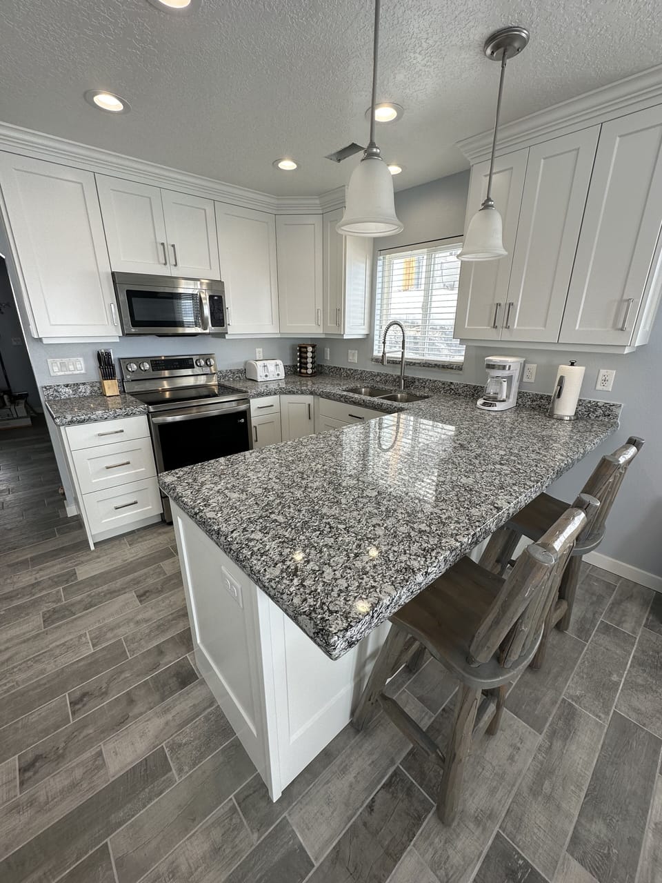 Fully stocked kitchen