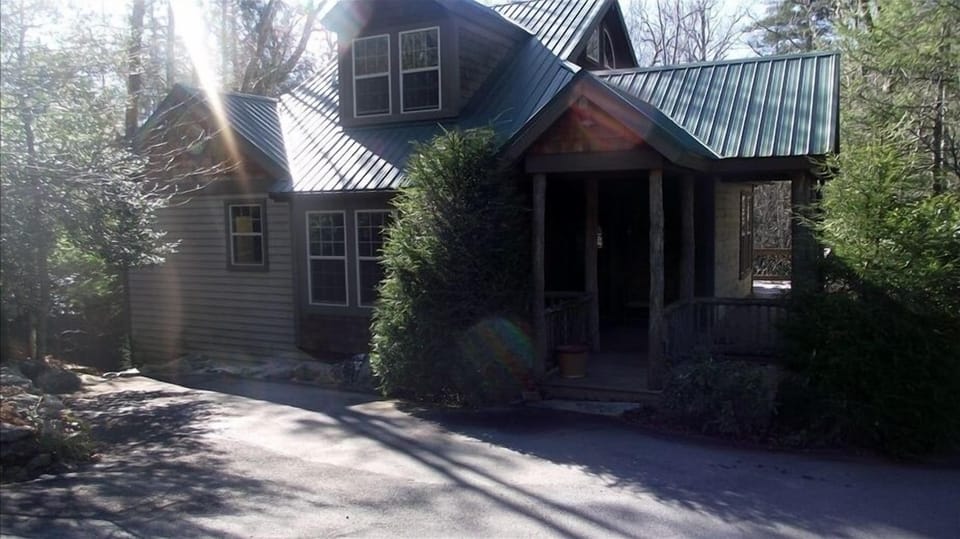 Front view of the cottage