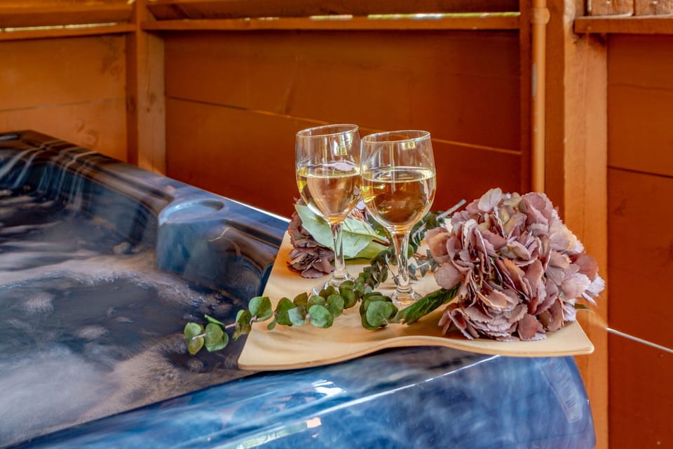 Unwind in the hot tub!