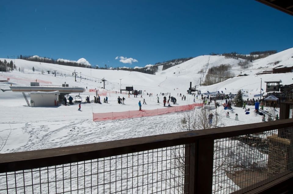 View of the Ski Area from condo balcony