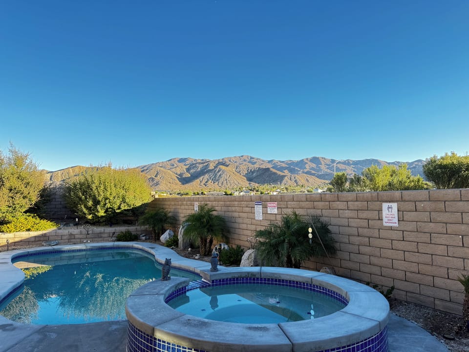 Backyard and pool
