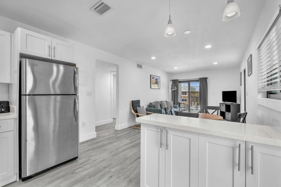 Enter a well-appointed kitchen, fully equipped with all the essentials you require to prepare your favorite meals.
