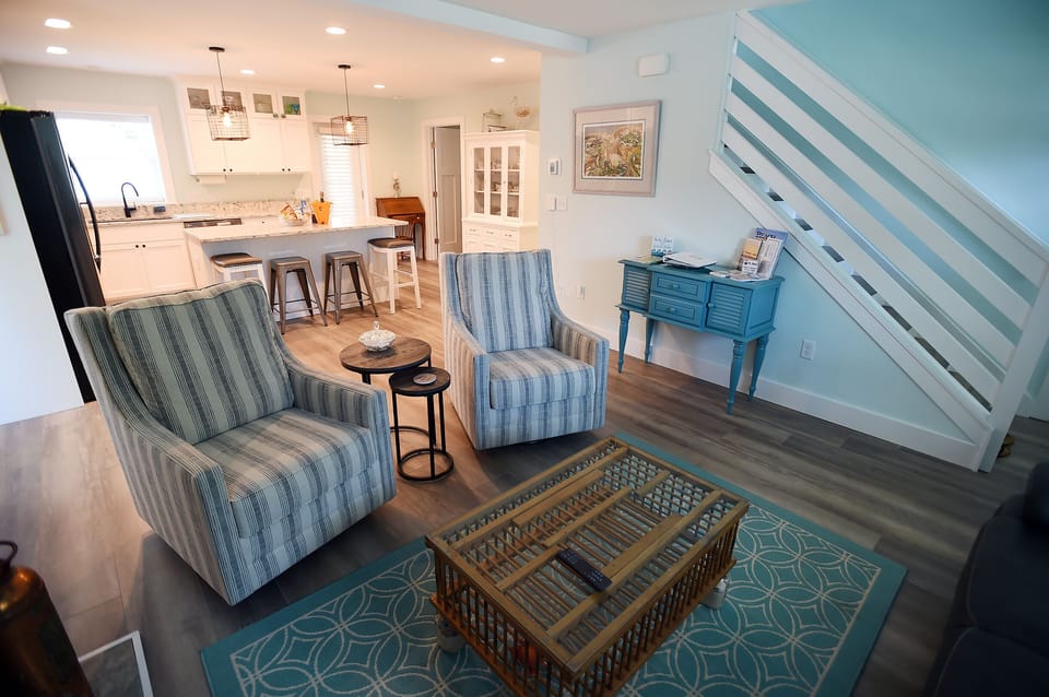 Living Room with view to kitchen!