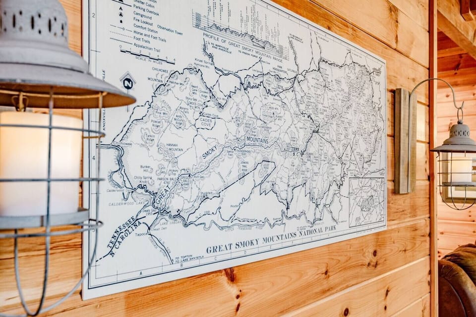 Find your next hike on our large GSMNP map.
