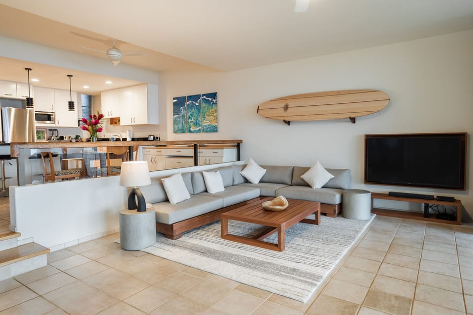 The living room