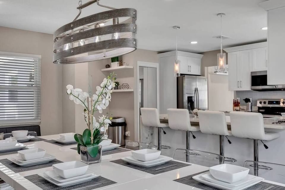 Who wouldn't love this beautiful open space for dining area and kitchen? Bond over food prepared with love! Send us a message now!