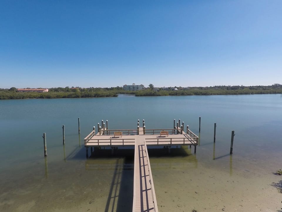 Step onto your dock and enjoy wide-open bay views.